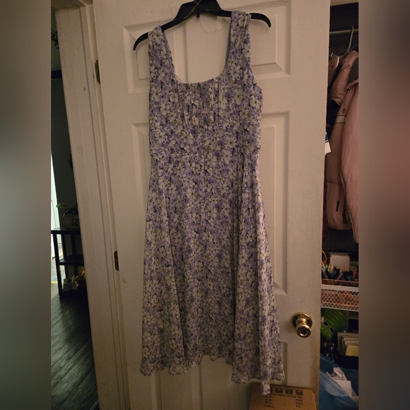 Blue Floral Northstyle Dress - Picture 3 of 3